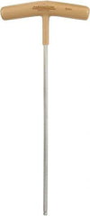 Paramount - 5mm Hex, T-Handle Cushion Grip, Ball End Hex Key - 9-45/64" OAL, Protanium High Torque Steel, Metric System of Measurement - Exact Tool & Supply