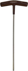 Paramount - 7/32" Hex, T-Handle Cushion Grip, Ball End Hex Key - 10-19/64" OAL, Protanium High Torque Steel, Inch System of Measurement - Exact Tool & Supply