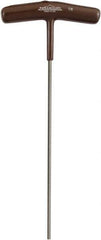 Paramount - 1/8" Hex, T-Handle Cushion Grip, Hex Key - 7-39/64" OAL, Protanium High Torque Steel, Inch System of Measurement - Exact Tool & Supply