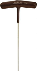 Paramount - 3/32" Hex, T-Handle Cushion Grip, Hex Key - 6-7/64" OAL, Protanium High Torque Steel, Inch System of Measurement - Exact Tool & Supply