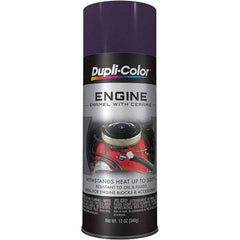 Dupli-Color - 12 oz Plum Purple Automotive Heat Resistant Paint - Gloss Finish, 500°F Max Temp, Comes in Aerosol Can - Exact Tool & Supply