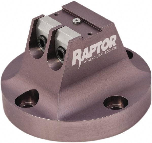 Raptor Workholding - 3/4" Jaw Width, 3" High Dovetail Vise - For Use with 4 & 5 Axis Workholding Systems - Exact Tool & Supply