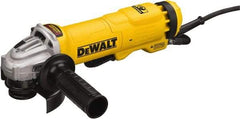 DeWALT - 4-1/2" Wheel Diam, 11,000 RPM, Corded Angle & Disc Grinder - 5/8-11 Spindle, 11 Amps - Exact Tool & Supply