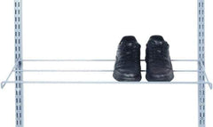 Triton - 31" Long Gray Pegboard Shoe & Boot Rack - For Use with Shoes & Boots - Exact Tool & Supply