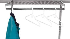 Triton - 31" Long Gray Pegboard Clothes Rod - For Use with Clothes - Exact Tool & Supply
