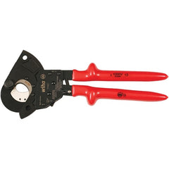 Wiha - 13.9" OAL, 10-20 AWG Capacity, Cable Cutter - Exact Tool & Supply
