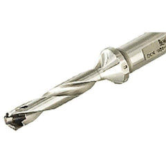Iscar - 0.945" to 0.98" Diam, 8xD, 7.56" Max Depth, 1-1/4" Shank Diam, 11.42" OAL, Replaceable-Tip Drill - FCP, ICK, ICK-2M, ICM, ICN, ICP, iCP-2M Insert, 24 Seat Size, 45391588 Toolholder, Series SumoCham - Exact Tool & Supply