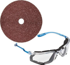 3M - 4-1/2" Diam 7/8" Hole 36+ Grit Fiber Disc - Very Coarse Grade, Ceramic, 13,300 Max RPM, Series 982C - Exact Tool & Supply