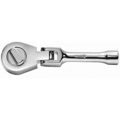 SK - Pear Head - Chrome Finish, 5" OAL, 40 Gear Teeth - Exact Tool & Supply