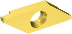 Sandvik Coromant - 3MAG MAG Grade 1025, 2mm Cutting Width Carbide Grooving Insert - 3.7mm Max Depth of Cut, Right Hand, 0.05mm Corner Radius, TiCN/TiN Finish - Exact Tool & Supply