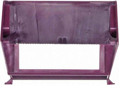 Triton - 12 Lb. Load Capacity, 5-3/8" Deep, Red Polypropylene Hopper Stacking Bin - 3" High x 4-1/8" Wide x 5-3/8" Long - Exact Tool & Supply