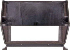 Triton - 12 Lb. Load Capacity, 5-3/8" Deep, Brown Polypropylene Hopper Stacking Bin - 3" High x 4-1/8" Wide x 5-3/8" Long - Exact Tool & Supply