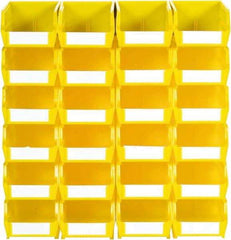 Triton - 12 Lb. Load Capacity, 5-3/8" Deep, Multi-Colored Polypropylene Bin System - 3" High x 4-1/8" Wide x 5-3/8" Long - Exact Tool & Supply