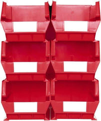 Triton - 65 Lb. Load Capacity, 14-3/4" Deep, Multi-Colored Polypropylene Bin System - 7" High x 8-1/4" Wide x 14-3/4" Long - Exact Tool & Supply