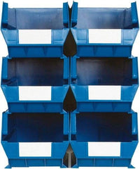 Triton - 65 Lb. Load Capacity, 14-3/4" Deep, Multi-Colored Polypropylene Bin System - 7" High x 8-1/4" Wide x 14-3/4" Long - Exact Tool & Supply
