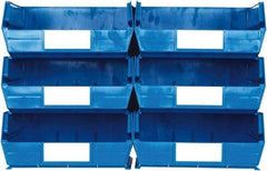 Triton - 55 Lb. Load Capacity, 10-7/8" Deep, Multi-Colored Polypropylene Bin System - 5" High x 11" Wide x 10-7/8" Long - Exact Tool & Supply
