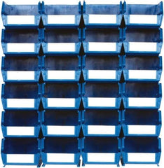 Triton - 12 Lb. Load Capacity, 7-3/8" Deep, Multi-Colored Polypropylene Bin System - 3" High x 4-1/8" Wide x 7-3/8" Long - Exact Tool & Supply