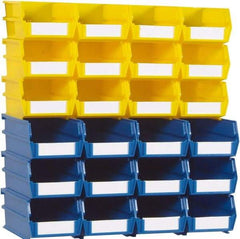 Triton - 70 Lb. Load Capacity, 7-3/8" Deep, Multi-Colored Polypropylene Bin System - 3" High x 4-1/8" Wide x 7-3/8" Long - Exact Tool & Supply