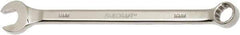 Ability One - 16mm 12 Point Combination Wrench - 15° Offset Angle, Steel, Chrome Finish - Exact Tool & Supply