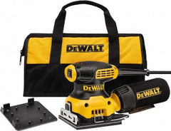 DeWALT - 14,000 OPM, Electric Orbital Sander - Square, Oscillating Sander, 2.3 Amps - Exact Tool & Supply