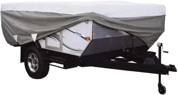 Classic Accessories - Polypropylene RV Protective Cover - 8'6" Long, Gray and White - Exact Tool & Supply