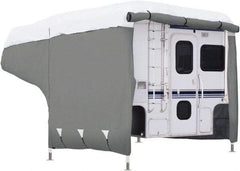 Classic Accessories - Polypropylene RV Protective Cover - 8 to 10' Long, Gray and White - Exact Tool & Supply