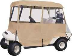 Classic Accessories - Polyester Golf Cart Protective Cover - 66 x 53", Sand - Exact Tool & Supply