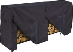 Classic Accessories - Polyester Log Rack Protective Cover - 96 x 24 x 42", Black - Exact Tool & Supply