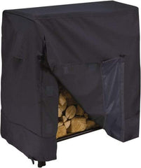 Classic Accessories - Polyester Log Rack Protective Cover - 48 x 24 x 42", Black - Exact Tool & Supply