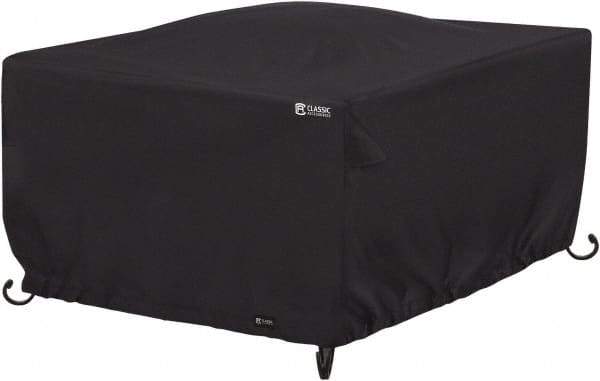 Classic Accessories - Polyester Fire Pit Protective Cover - 42 x 42 x 22", Black - Exact Tool & Supply
