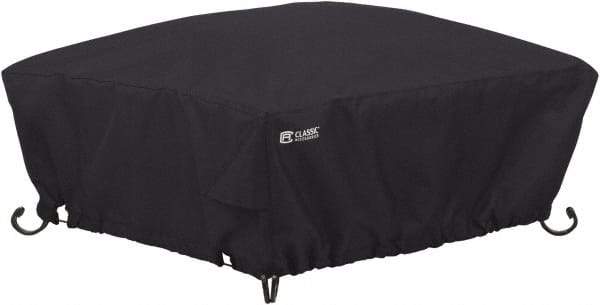 Classic Accessories - Polyester Fire Pit Protective Cover - 36 x 36 x 12", Black - Exact Tool & Supply