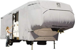 Classic Accessories - Polyester RV Protective Cover - 20 to 23' Long x 122" High, Gray - Exact Tool & Supply