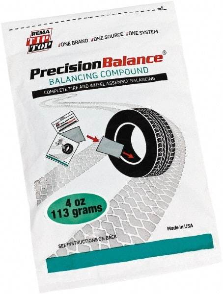 Rema Tip Top - 8 oz. Bag Wheel Balancing Formula - For Tires & Wheels - Exact Tool & Supply