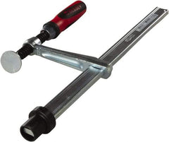 Bessey - 6" Throat Depth, 8" Max Capacity, Standard Sliding Arm Clamp - 650 Lb Clamping Pressure, 5/8" Spindle Diam - Exact Tool & Supply