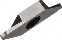 Kyocera - TKF T PR1225 Grade, 0.0787" Cutting Width, Carbide Cutoff Insert - 0° Lead Angle, 0.0032" Cnr Rad, Megacoat Coated - Exact Tool & Supply