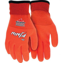 MCR Safety - Size 2XL (11), ANSI Cut Lvl A3, ANSI Puncture Lvl 2, ANSI Abrasion Lvl 3, Hydropellent Polyurethane Coated Cut & Puncture Resistant Gloves - Exact Tool & Supply