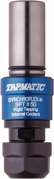 Tapmatic - 63/64" Straight Shank Diam Rigid Tapping Adapter - #8 to 1/2" Tap Capacity, 2.7165" Projection, Through Coolant - Exact Tool & Supply