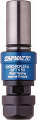 Tapmatic - 63/64" Straight Shank Diam Rigid Tapping Adapter - #8 to 1/2" Tap Capacity, 2.7165" Projection, Through Coolant - Exact Tool & Supply