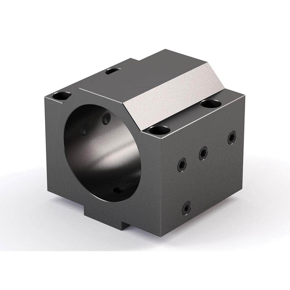Global CNC Industries - Turret & VDI Tool Holders; Type: Mazak ID Block ; Clamping System: 94mm X 60mm ; Tool Axis: ID ; Through Coolant: No ; Additional Information: 4 Mounting Holes - Exact Tool & Supply