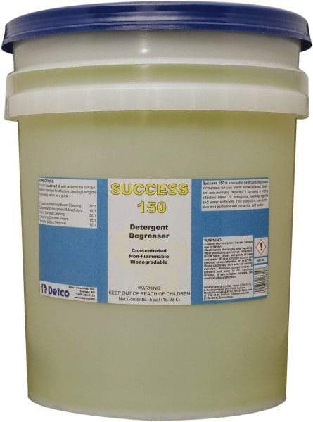 Detco - 5 Gal Bucket Cleaner/Degreaser - Liquid, Butyl-Based, Unscented - Exact Tool & Supply