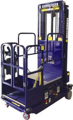 Ballymore - 650 Lb Capacity, 216" Lift Height, Battery Operated Drivable Power Stocker Lift - 216" Lift Height, Battery Operated - Exact Tool & Supply