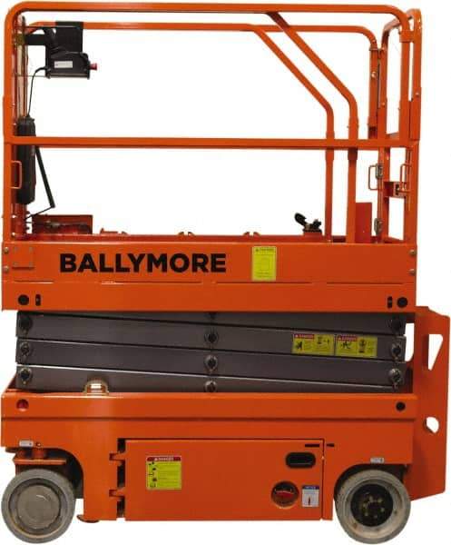 Ballymore - Cherry Pickers (Personal Lifts) Type: Drivable Scissor Lift Type of Power: (4) 12 Volt Battery - Exact Tool & Supply