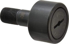 Accurate Bushing - 1-1/2" Roller Diam x 7/8" Width, 5/8" Stud Diam x 1-1/2" Length, Stud Cam Follower - Steel, 3/4" Thread Length, 5/8-18 Thread, 2-3/8" OAL, 5,560 Lb Dynamic Cap, 5,730 Lb Static Cap - Exact Tool & Supply