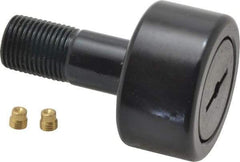 Accurate Bushing - 1-5/8" Roller Diam x 7/8" Width, 5/8" Stud Diam x 1-1/2" Length, Stud Cam Follower - Steel, 3/4" Thread Length, 5/8-18 Thread, 2-3/8" OAL, 5,560 Lb Dynamic Cap, 5,730 Lb Static Cap - Exact Tool & Supply