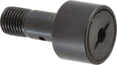 Accurate Bushing - 3/4" Roller Diam x 1/2" Width, 3/8" Stud Diam x 7/8" Length, Stud Cam Follower - Steel, 3/8" Thread Length, 3/8-24 Thread, 1-3/8" OAL, 2,140 Lb Dynamic Cap, 2,260 Lb Static Cap - Exact Tool & Supply