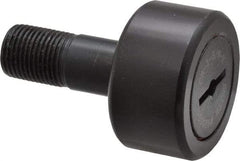 Accurate Bushing - 1-5/8" Roller Diam x 7/8" Width, 5/8" Stud Diam x 1-1/2" Length, Stud Cam Follower - Steel, 3/4" Thread Length, 5/8-18 Thread, 2-3/8" OAL, 5,560 Lb Dynamic Cap, 5,730 Lb Static Cap - Exact Tool & Supply