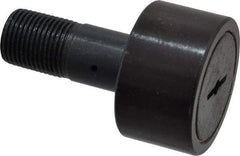 Accurate Bushing - 1-3/4" Roller Diam x 1" Width, 3/4" Stud Diam x 1-3/4" Length, Stud Cam Follower - Steel, 7/8" Thread Length, 3/4-16 Thread, 2-3/4" OAL, 7,870 Lb Dynamic Cap, 7,950 Lb Static Cap - Exact Tool & Supply