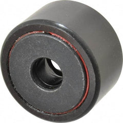 Accurate Bushing - 1/2" Bore, 1-3/4" Roller Diam x 1" Roller Width, Steel Yoke Cam Follower - 7,870 Lb Dynamic Load Capacity, 1-1/16" Overall Width - Exact Tool & Supply