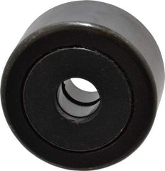 Accurate Bushing - 5/8" Bore, 2-1/4" Roller Diam x 1-1/4" Roller Width, Steel Yoke Cam Follower - 10,370 Lb Dynamic Load Capacity, 1-5/16" Overall Width - Exact Tool & Supply