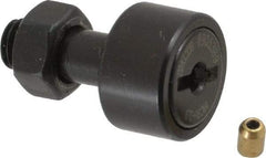 Accurate Bushing - 19mm Roller Diam x 11mm Width, 8mm Stud Diam x 20mm Length, Stud Cam Follower - Steel, 10mm Thread Length, M8x1.25 Thread, 32mm OAL, 4,250 N Dynamic Cap, 4,600 N Static Cap - Exact Tool & Supply